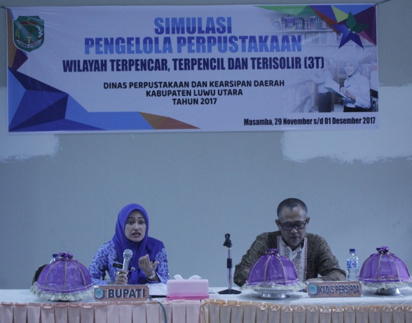 Bupati Lutra Minta Perpustakaan Sentuh Wilayah Terpencil